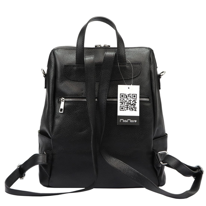 Damski miejski pojemny plecak skórzany od MiaMore