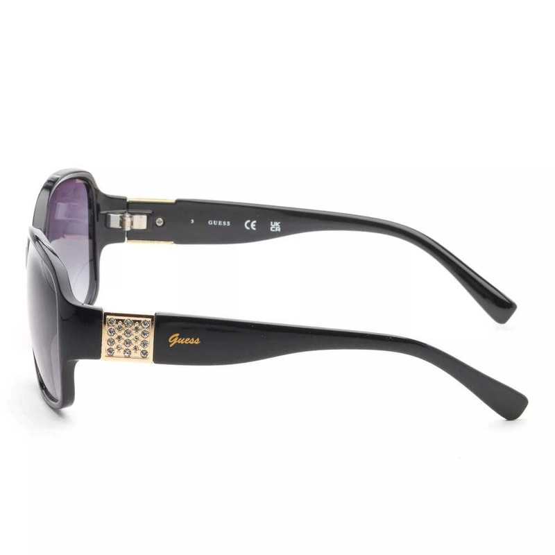Okulary GUESS GF0411-5801B. Okulary przeciwsłoneczne, Kolor czarny. Kobieta.