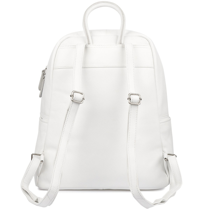 Skórzany plecak A4 duży pojemny do szkoły Włoski P16