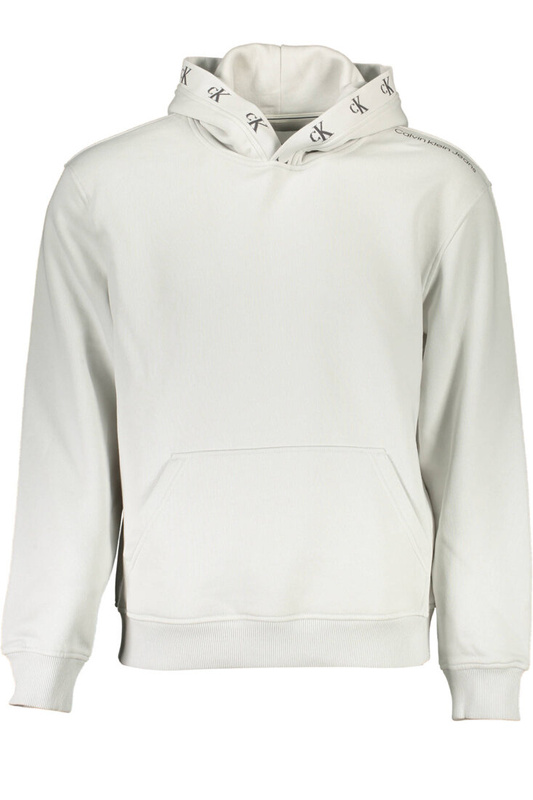 BLUZA CALVIN KLEIN BEZ ZAMKA SZARA MĘSKA