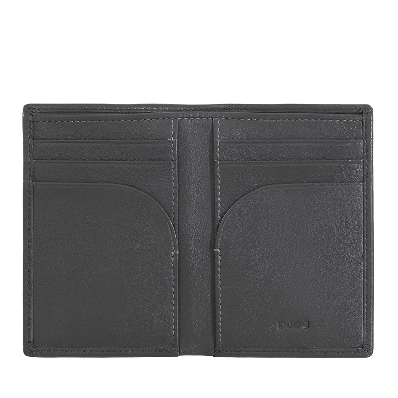 DuDu portfel męski skóra naturalna etui na karty pionowe składane