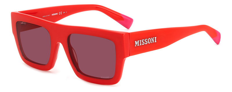 Okulary MISSONI MIS0129SC9A. Okulary przeciwsłoneczne, Kolor czerwony. Kobieta.