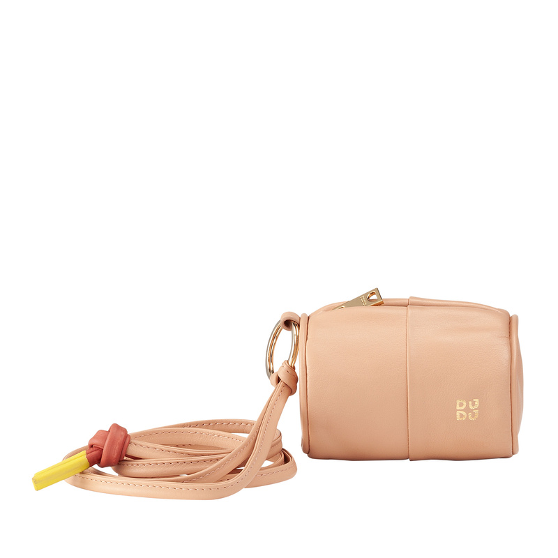 DuDu Etui na słuchawki skóra naturalna Apple AirPods z uchwytem