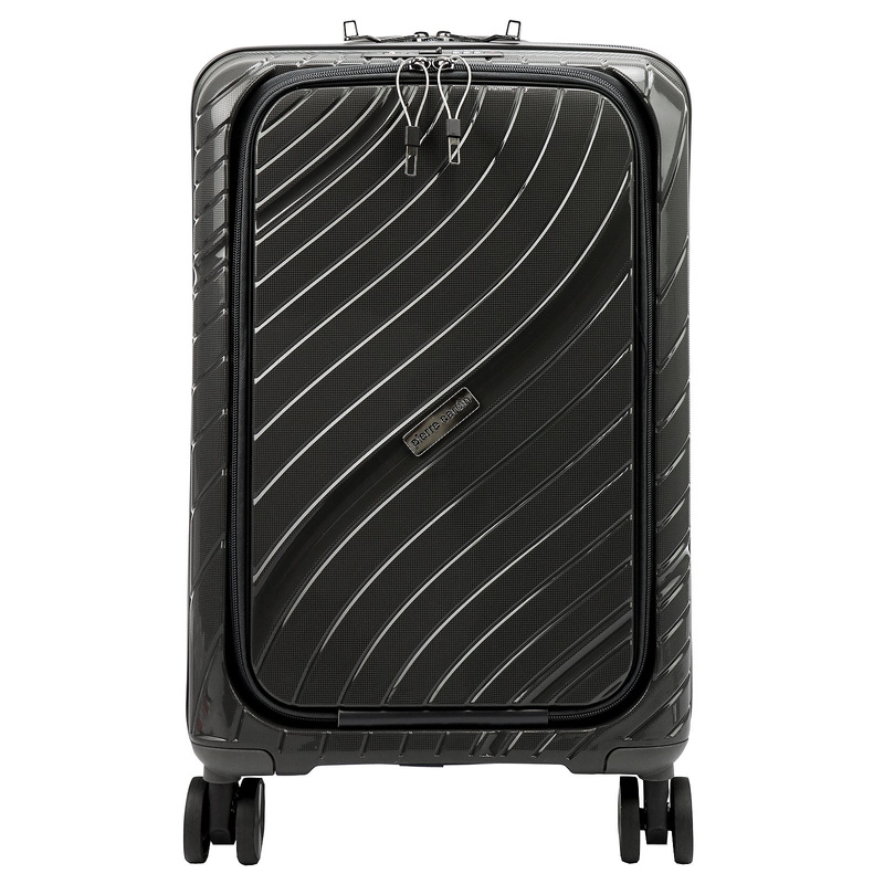 Pierre Cardin walizka na kółkach materiał ABS z zamkiem szyfrowym