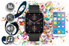 SMARTWATCH UNISEX Rubicon RNCF03 - ROZMOWY BLUETOOTH, ALWAYS ON DISPLAY (sr049a)