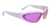 Okulary KARL LAGERFELD KL6128S-516. Okulary przeciwsłoneczne, Kolor PURPLE. Unisex.