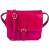 Różowa Beltimore Damska Skórzana Mała Torebka Listonoszka K66