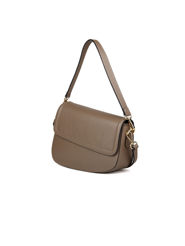 Szarobrązowa torebka na ramię Giulia Monti GM1544 taupe