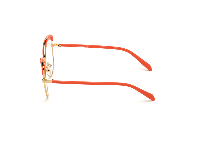 Okulary EMILIO PUCCI EP5131-55030. Okulary, Kolor złoty. Kobieta.