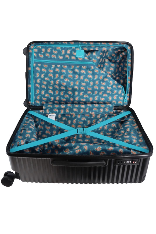 Walizka średnia SAXOLINE Twist Trunk M niebieska