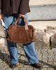 Torebka damska worek hobo bag skóra naturalna - MARCO MAZZINI czarna