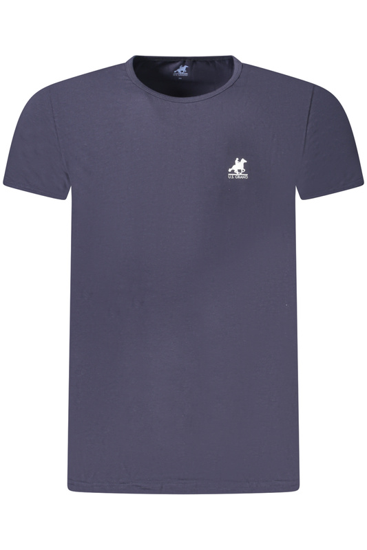 Koszulka męska z krótkim rękawem US GRAND w kolorze niebieskim