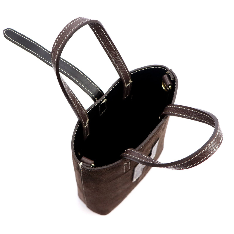 Luka damska skórzana listonoszka torebka do ręki Mała zgrabna i stylowa