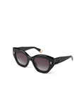 Damskie okulary przeciwsłoneczne Furla SFU985 0700 – czarne z gradientem