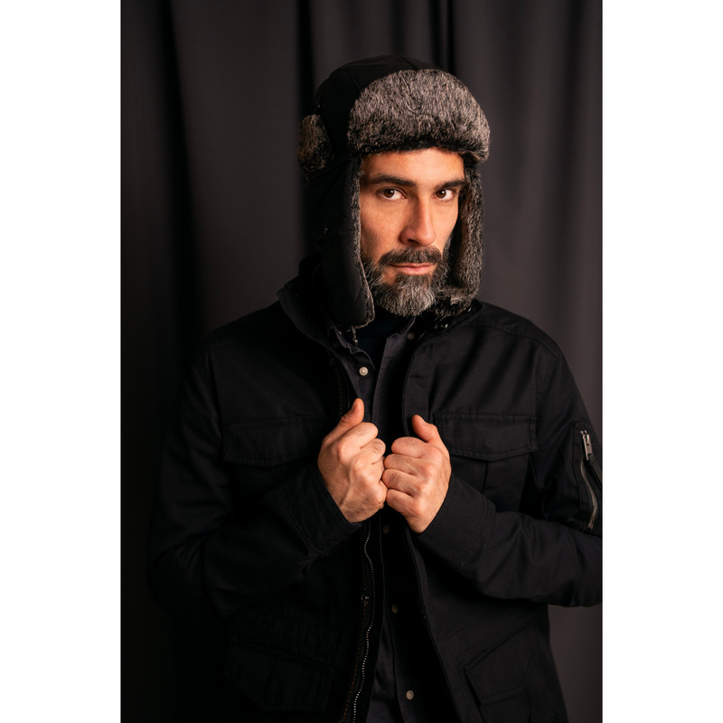 Czapka Naturalny Królik