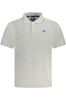 NORTH SAILS M�SKA KOSZULKA POLO Z KR�TKIM R�KAWEM W KOLORZE SZARYM
