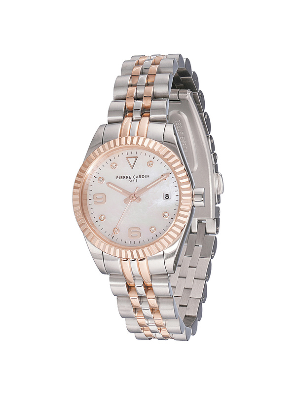 Zegarek PIERRE CARDIN CF.1012.MU. Kwarcowy, Kolor szary. Kobieta.