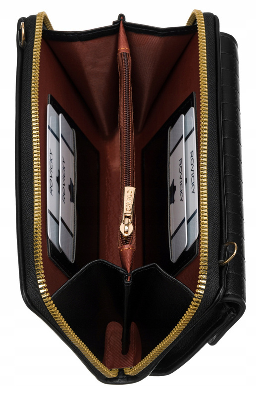 Elegancka mini torebka-portfel w jednym 4U Cavaldi