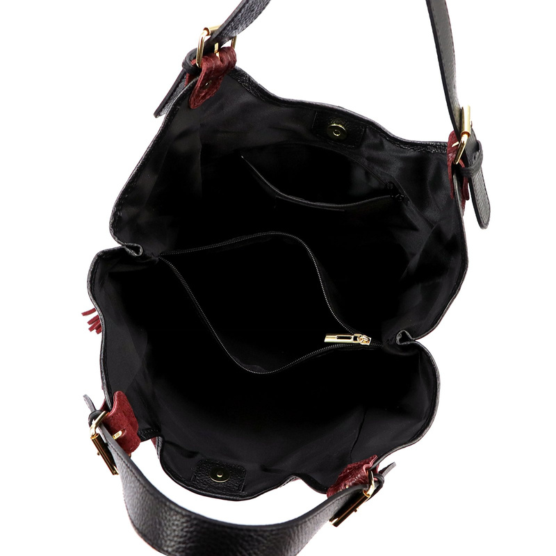 Damska torebka ze skóry naturalnej Luka 25-019 CROCO