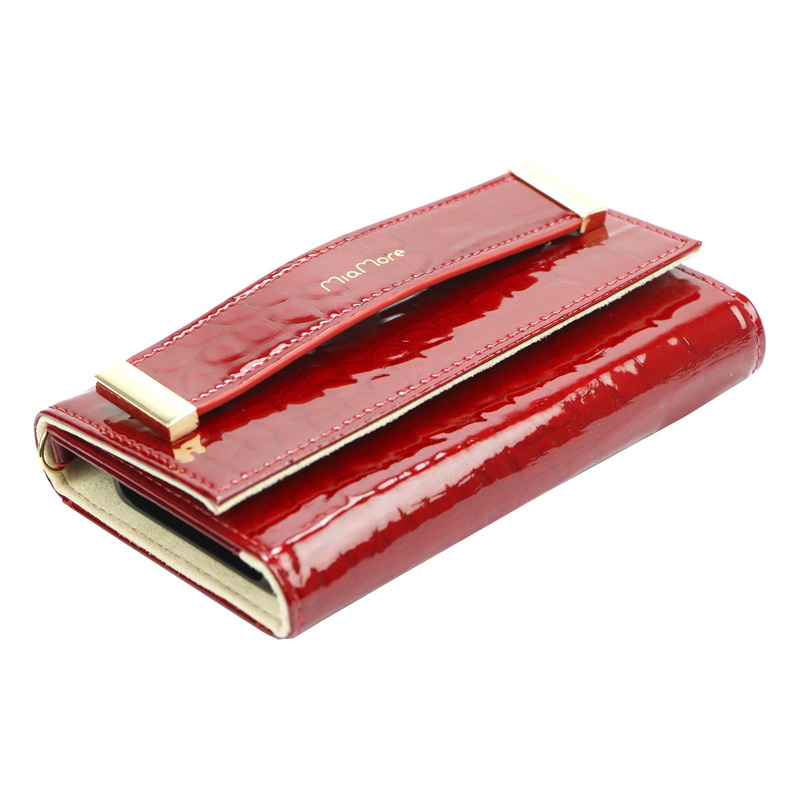 MiaMore etui na telefon case z klapą iPhone 13 Pro skóra krokodyla