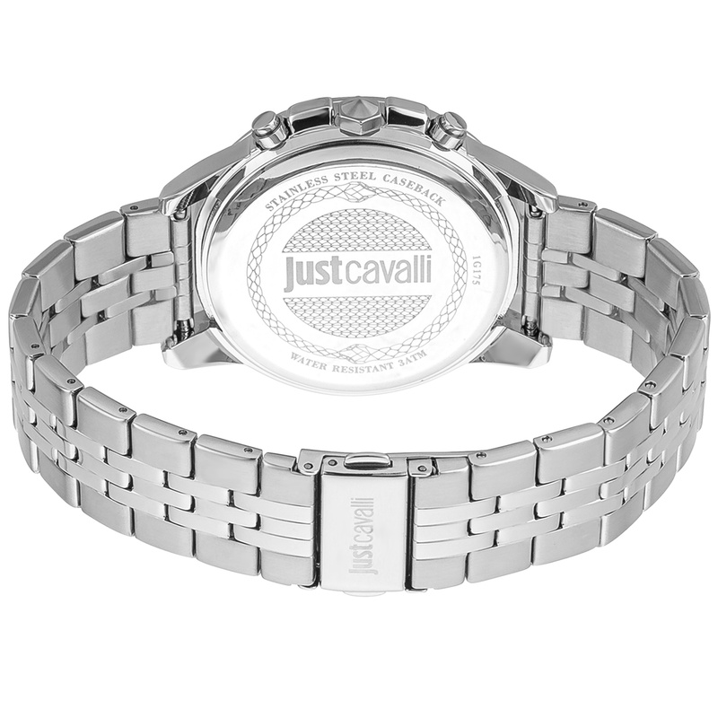 Zegarek JUST CAVALLI JC1G175M0265. Kwarcowy, Kolor niebieski. Mężczyzna.