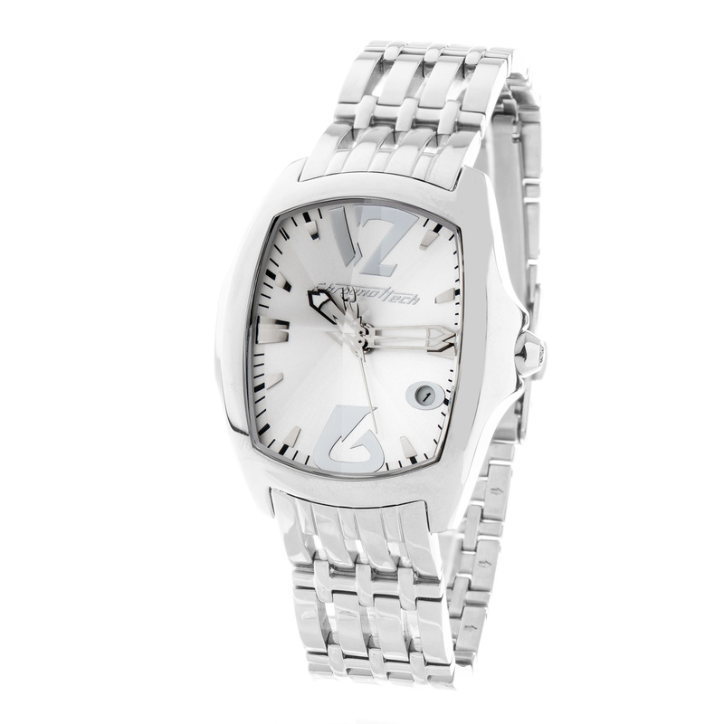 Zegarek CHRONOTECH CT7896L-49M. Kwarcowy, Kolor biały. Unisex.