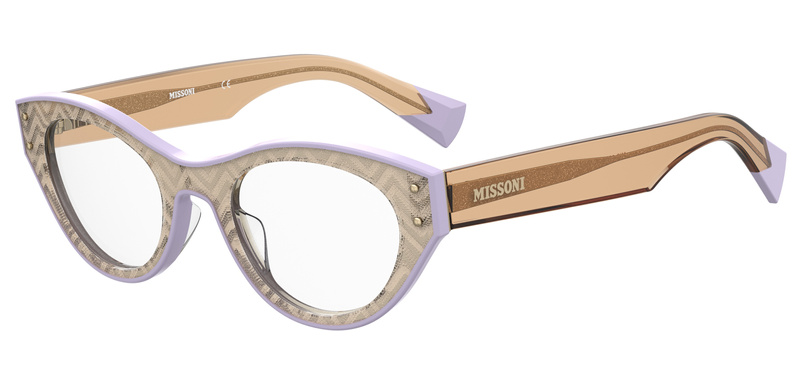 Okulary MISSONI MIS-0066-W6O. Okulary, Kolor Beig Lilc. Kobieta.