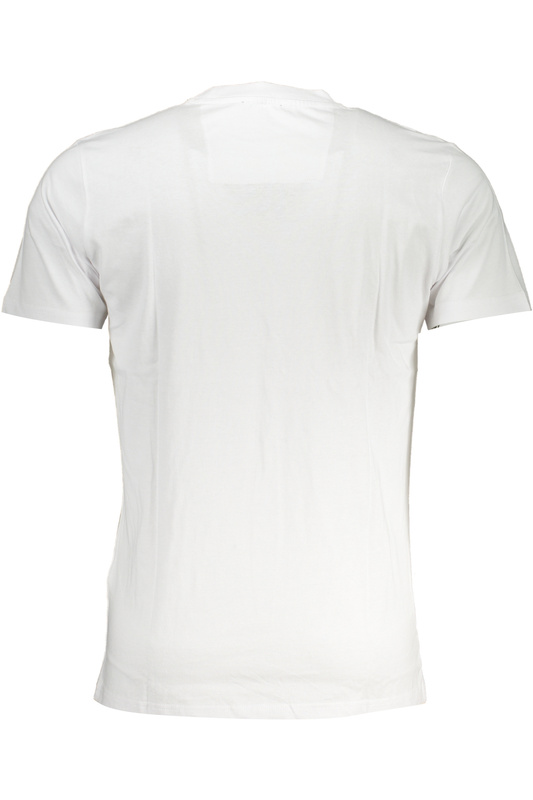 T-SHIRT MĘSKI Z KRÓTKIM RĘKAWEM KLASY CAVALLI BIAŁY