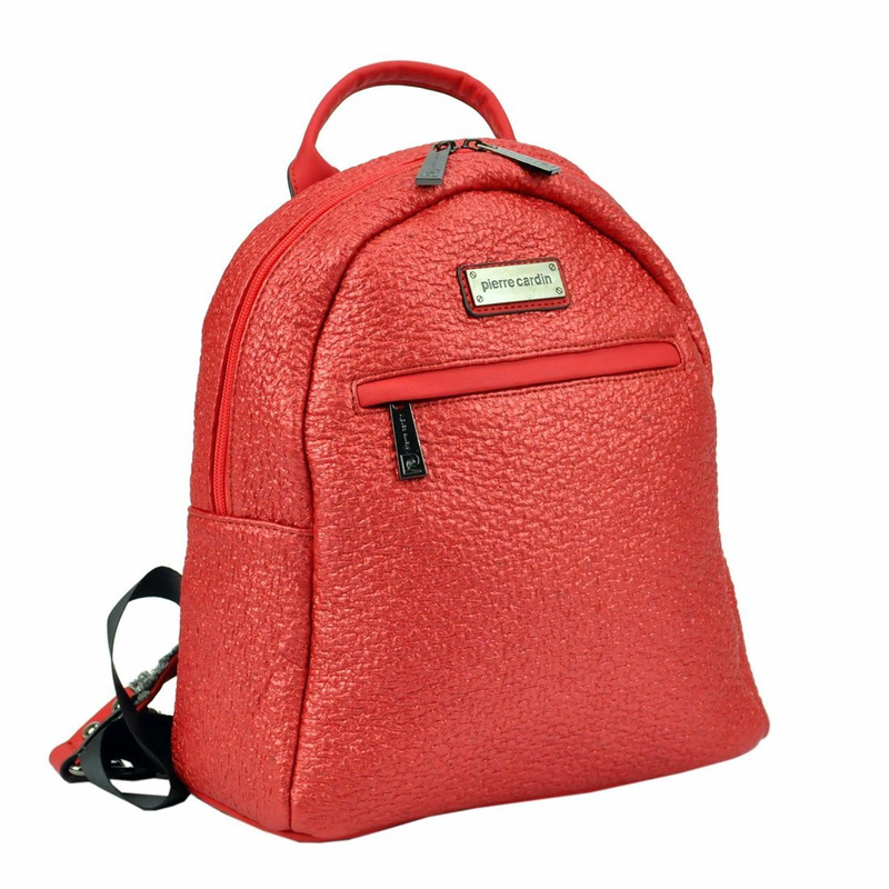 Pierre Cardin damski plecak miejski z kieszeniami skóra ekologiczna