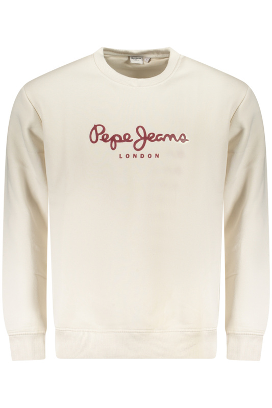 PEPE JEANS BIA�A BLUZA M�SKA Z ROZPINANYM NA ZAMEK