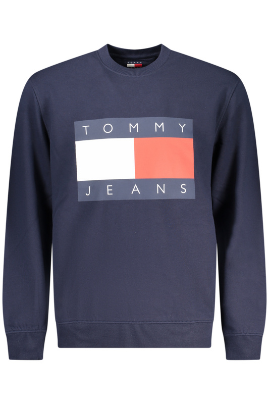 TOMMY HILFIGER MĘSKA NIEBIESKA BLUZA Z ROZPIĘCIEM