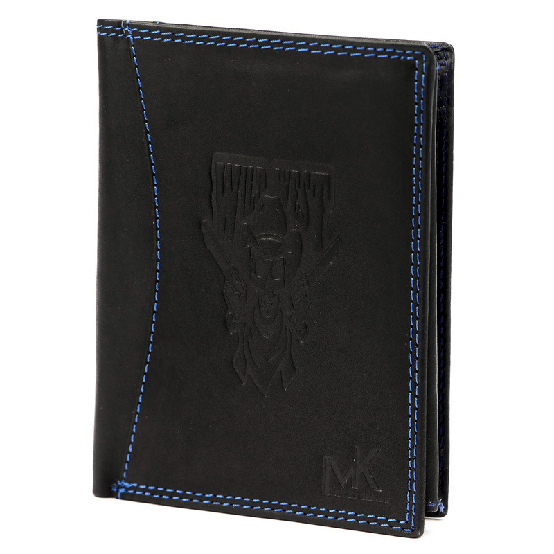 Skórzany męski portfel Money Kepper CDD 5601 WILD WEST