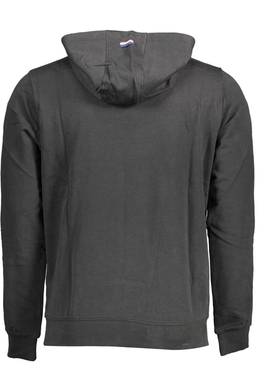 BLUZA US POLO BEZ ZAMKA CZARNA MĘSKA