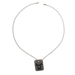 Biżuteria ARMANI EG1982. Wisiorek, Kolor srebrny. Unisex.