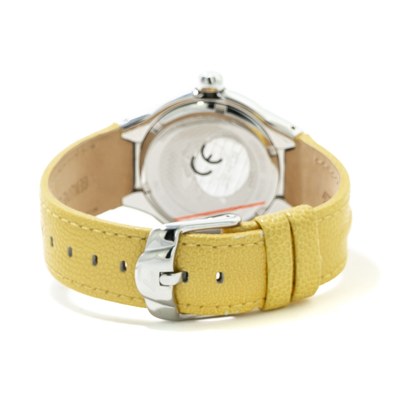 Zegarek CHRONOTECH CT7980L-05S. Kwarcowy, Kolor żółty. Kobieta.