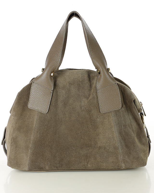 Torebka damska worek hobo bag skóra naturalna - MARCO MAZZINI czarna