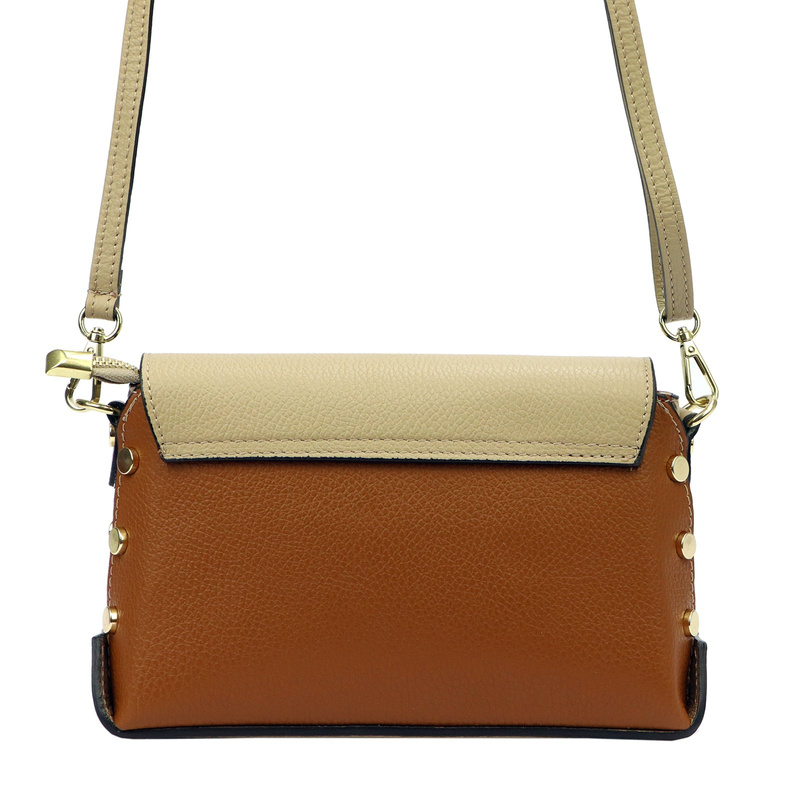 Luka damska listonoszka torebka przez ramię skóra naturalna stylowa