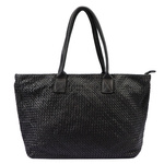 VS Pleciona shopperbag damska Damska torebka na ramię ze skóry naturalnej