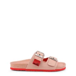 Klapki marki Love Moschino model JA28103G1EIAZ. Kolor Różowy, Obuwie Damskie. sezon: Wiosna/Lato