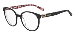 Okulary LOVE MOSCHINO MOL584-807. Okulary, Kolor czarny. Kobieta.