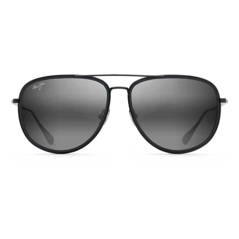 Okulary MAUI JIM 554-02. Okulary przeciwsłoneczne, Kolor czarny. Mężczyzna.