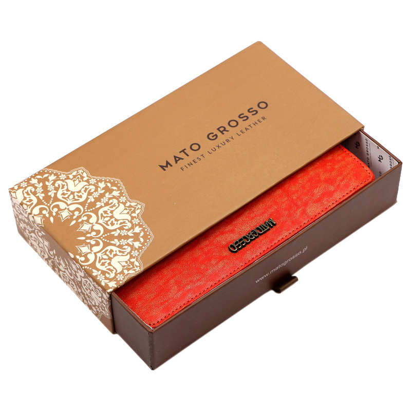 Mato Grosso duży portfel damski skóra naturalna portmonetka pojemna RFID