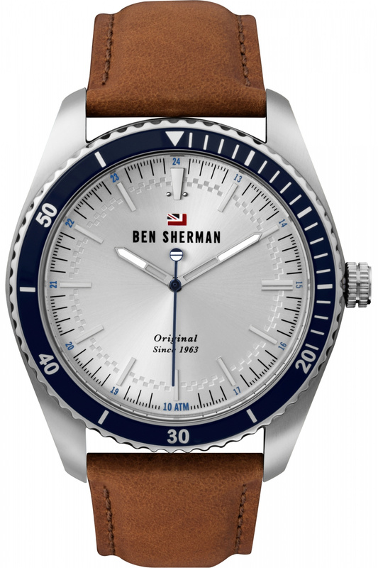 Zegarek BEN SHERMAN WBS114UT. Kwarcowy, Kolor szary. Mężczyzna.