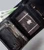 Zgrabna Portmonetka damska skórzana z RFID Cavaldi