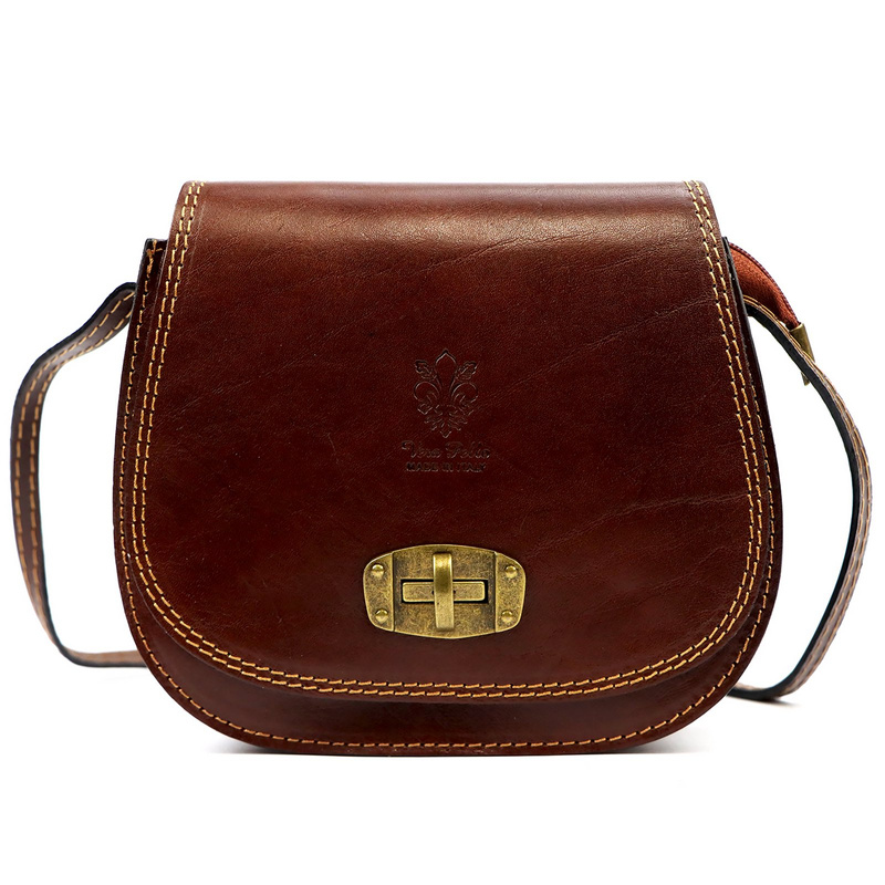 Gregorio Klasyczna damska listonoszka skóra naturalna torebka na ramię