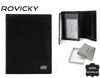 Duży portfel męski ze skóry naturalnej - Rovicky