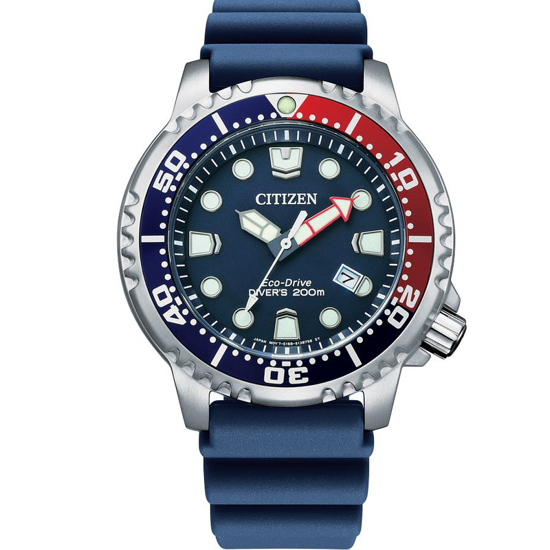 Zegarek CITIZEN BN0168-06L. Kwarcowy solarny, Kolor niebieski. Mężczyzna.