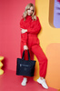 Nylonowy, pojemny shopper damski - Peterson