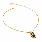 Biżuteria GUESS JUMN04038JWYG. Naszyjnik, Kolor złoty. Mężczyzna.