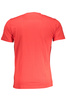 T-SHIRT MĘSKI Z KRÓTKIM RĘKAWEM KLASY CAVALLI CZERWONY